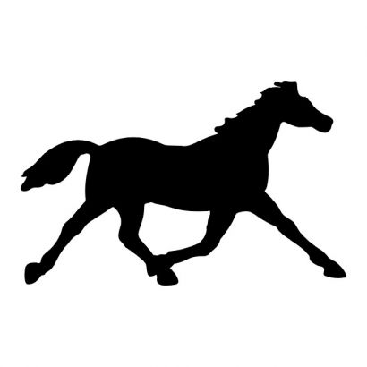 Black Horse Tattoo Design